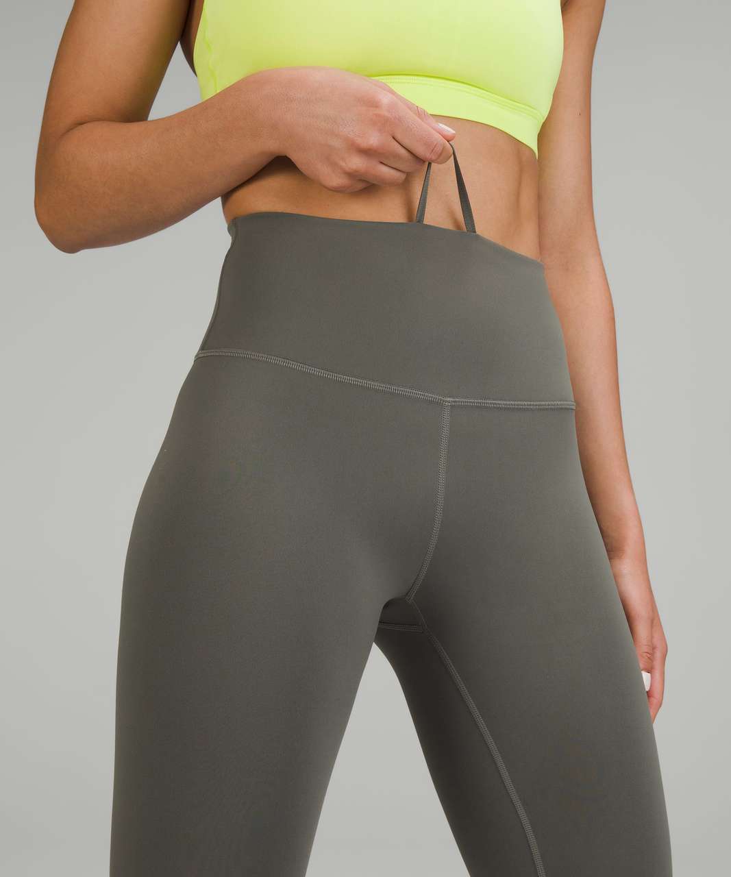 Lululemon Wunder Train High-Rise Tight 28" - Grey Sage