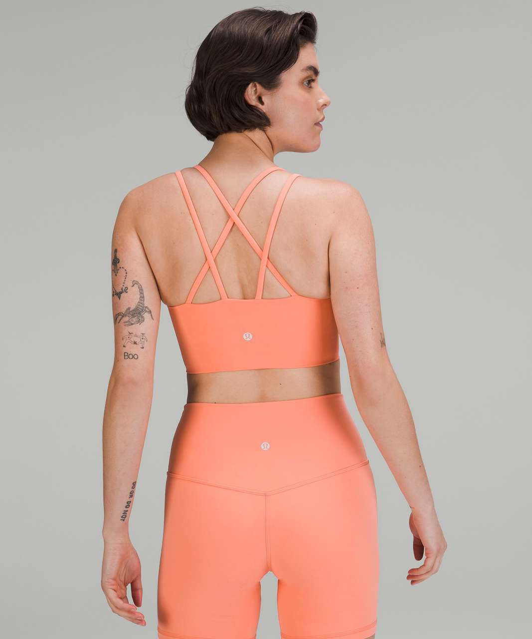 Lululemon Like a Cloud Longline Bra *Light Support, B/C Cup - Sunny Coral -  lulu fanatics