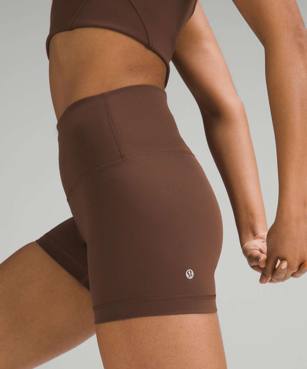 lululemon athletica, Shorts, Lululemon Wunder Train Highrise Short 8  Spiced Chai