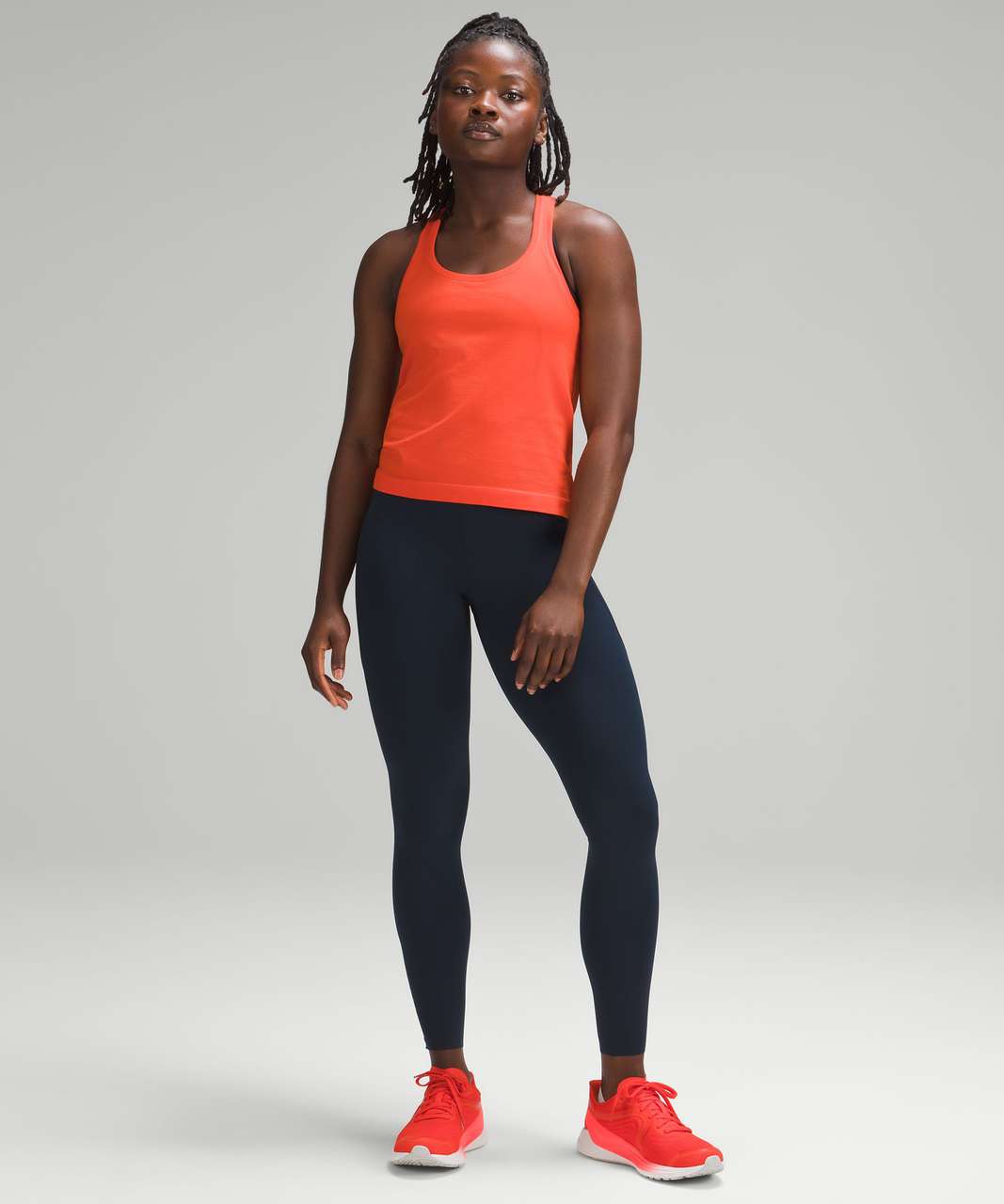 lululemon athletica, Tops, Lululemon Orange Swiftly Tech Tank Top 8