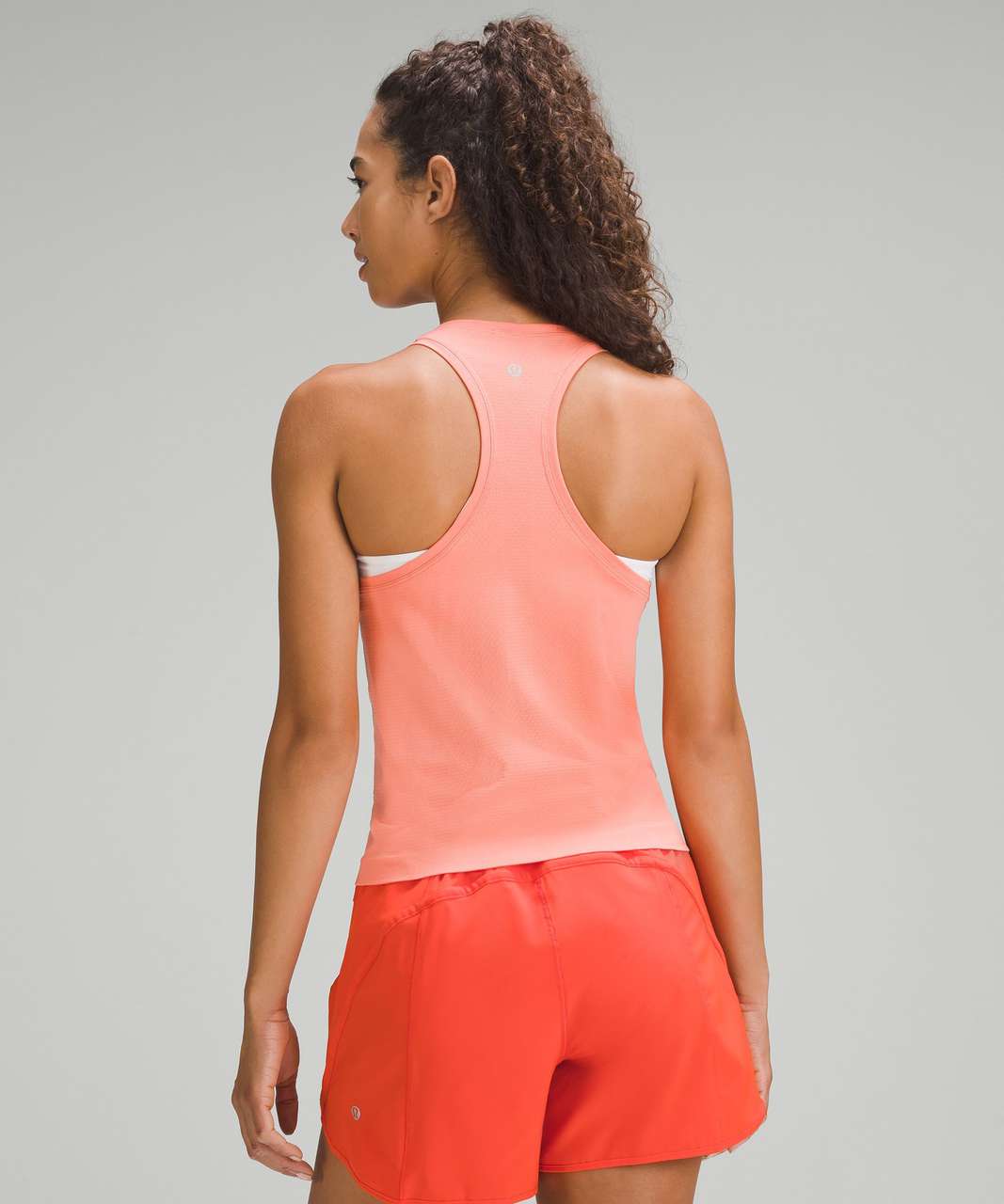 Lululemon Swiftly Tech Racerback Tank Top 2.0 *Race Length - Sunny Coral / Sunny Coral