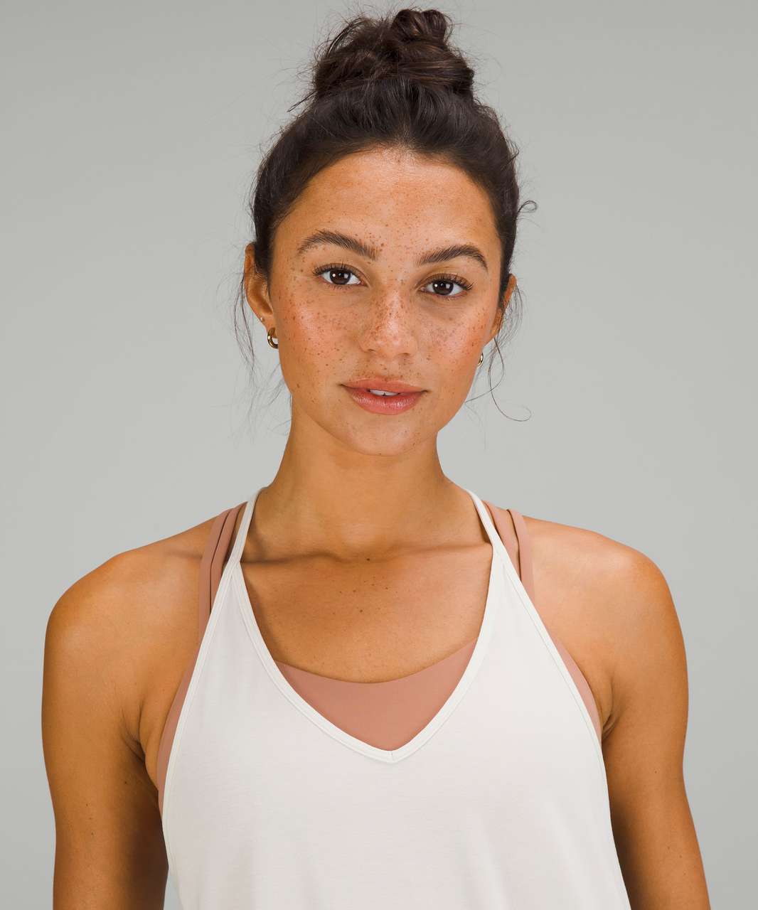 lululemon athletica, Tops, Lululemon Modalsilk Yoga Tank Top Shirt Bone  Womens Size 6