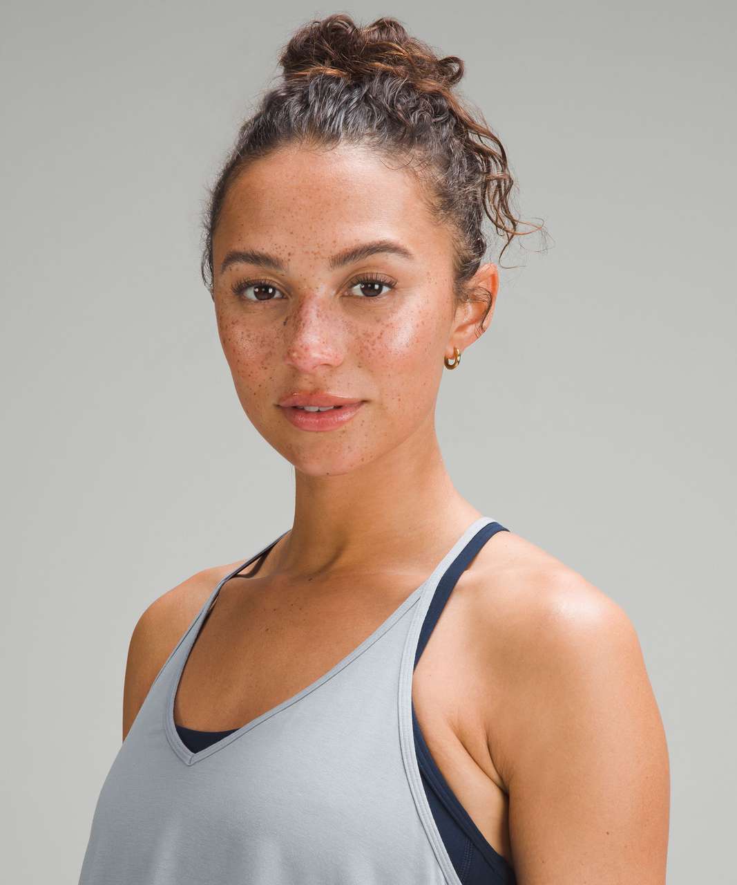 Lululemon Modal-Silk Yoga Tank Top - Chambray - lulu fanatics