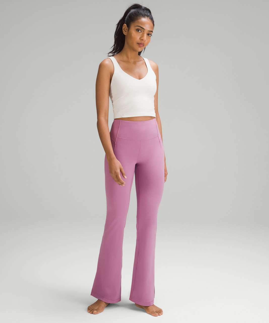 Lululemon Groove High-Rise Split-Hem Flared Pant *Nulu - Java - lulu  fanatics