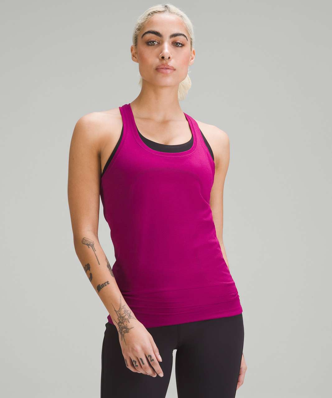 Lululemon Swiftly Tech Racerback Tank Top 2.0 - Magenta Purple / Magenta Purple