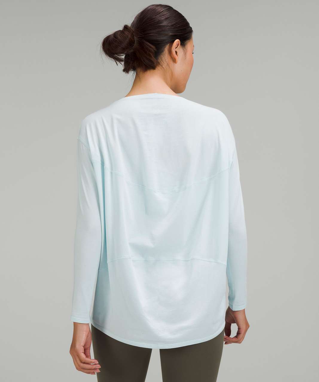 Lululemon Back in Action Long-Sleeve Shirt - Powder Blue