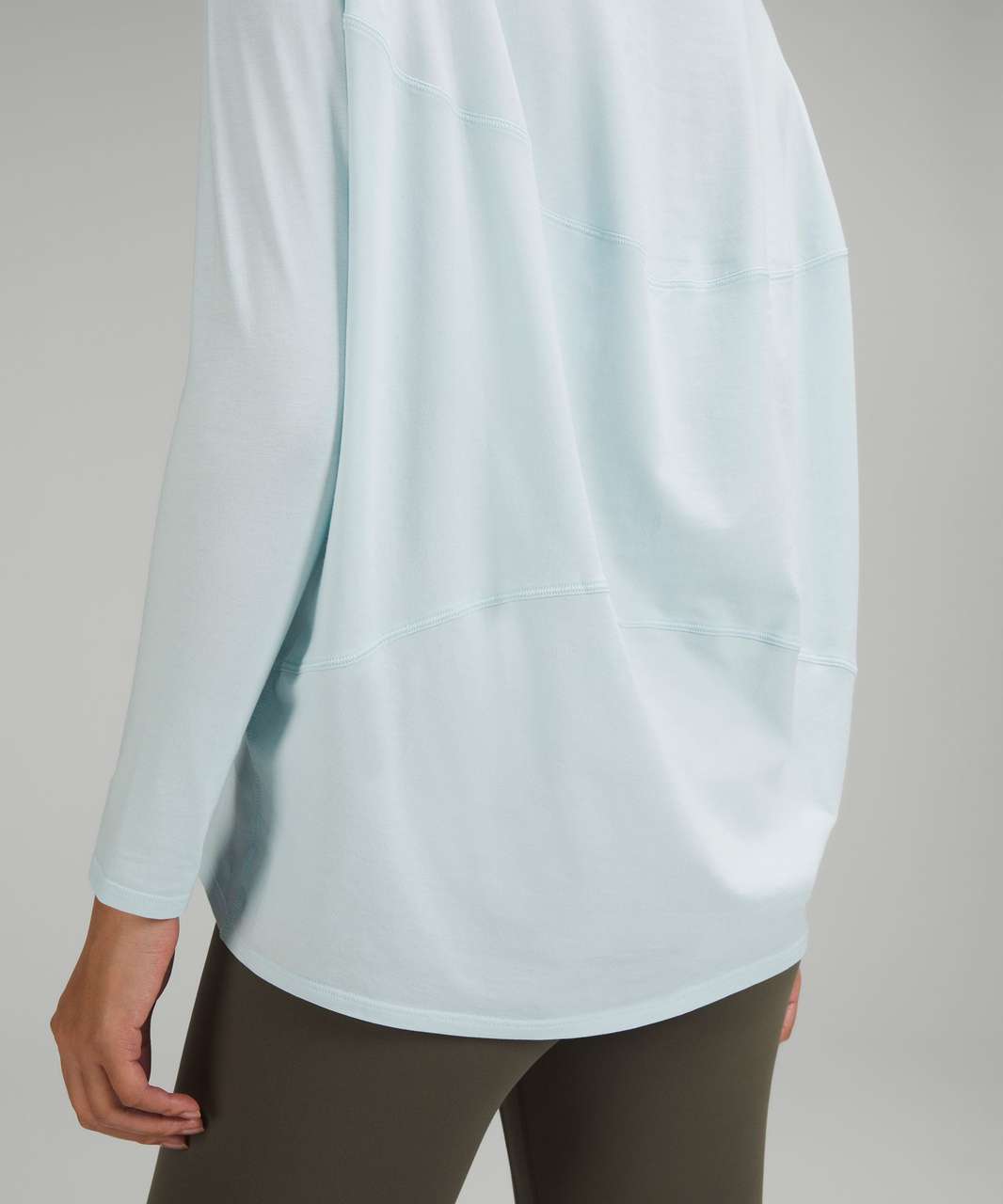 Lululemon Back in Action Long-Sleeve Shirt - Powder Blue