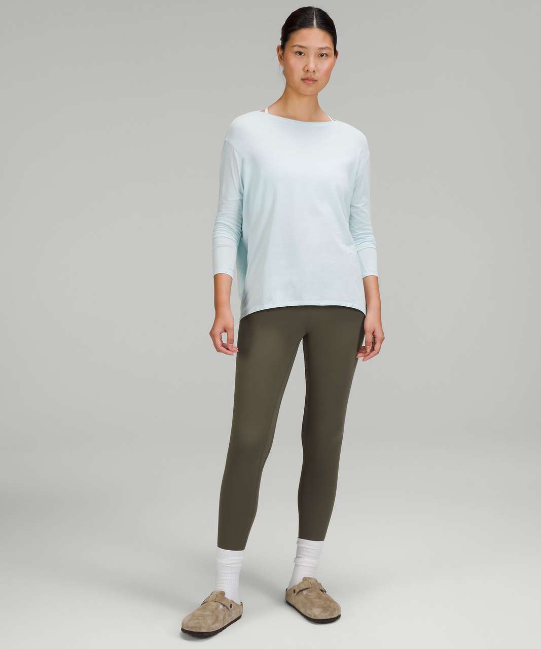 Lululemon Back in Action Long-Sleeve Shirt - Powder Blue