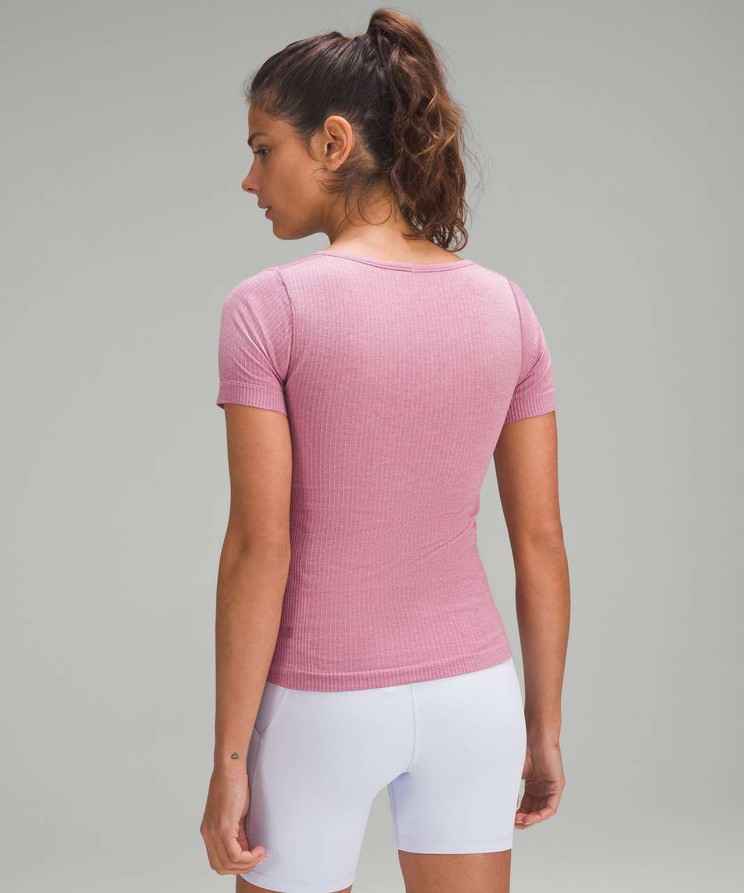 Lululemon Ebb to Street Short-Sleeve Shirt - Velvet Dust