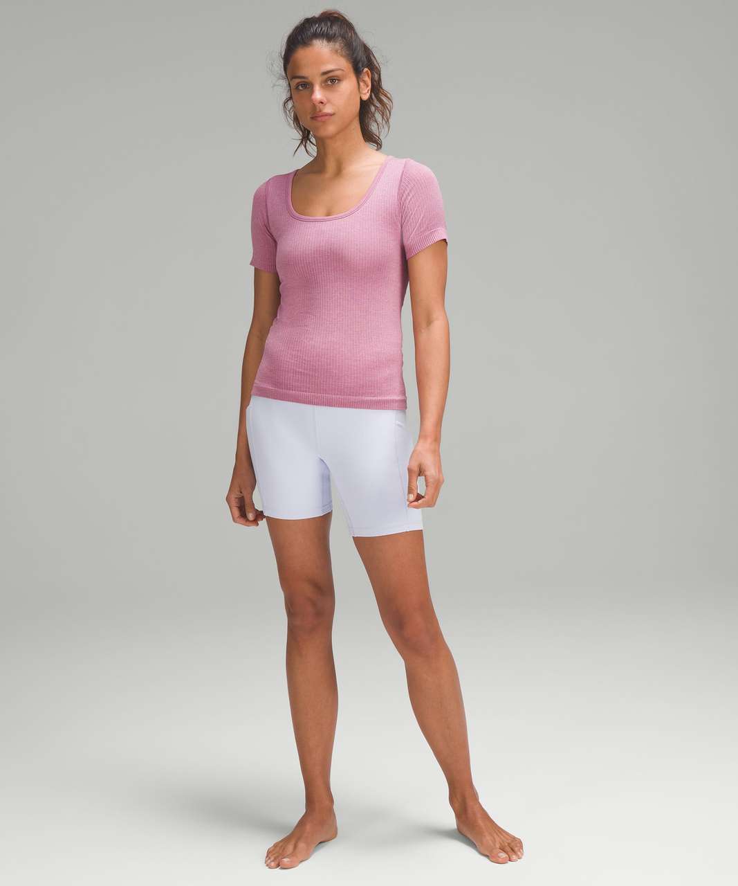 Lululemon Ebb to Street Short Sleeve Shirt - Pink Peony - lulu fanatics