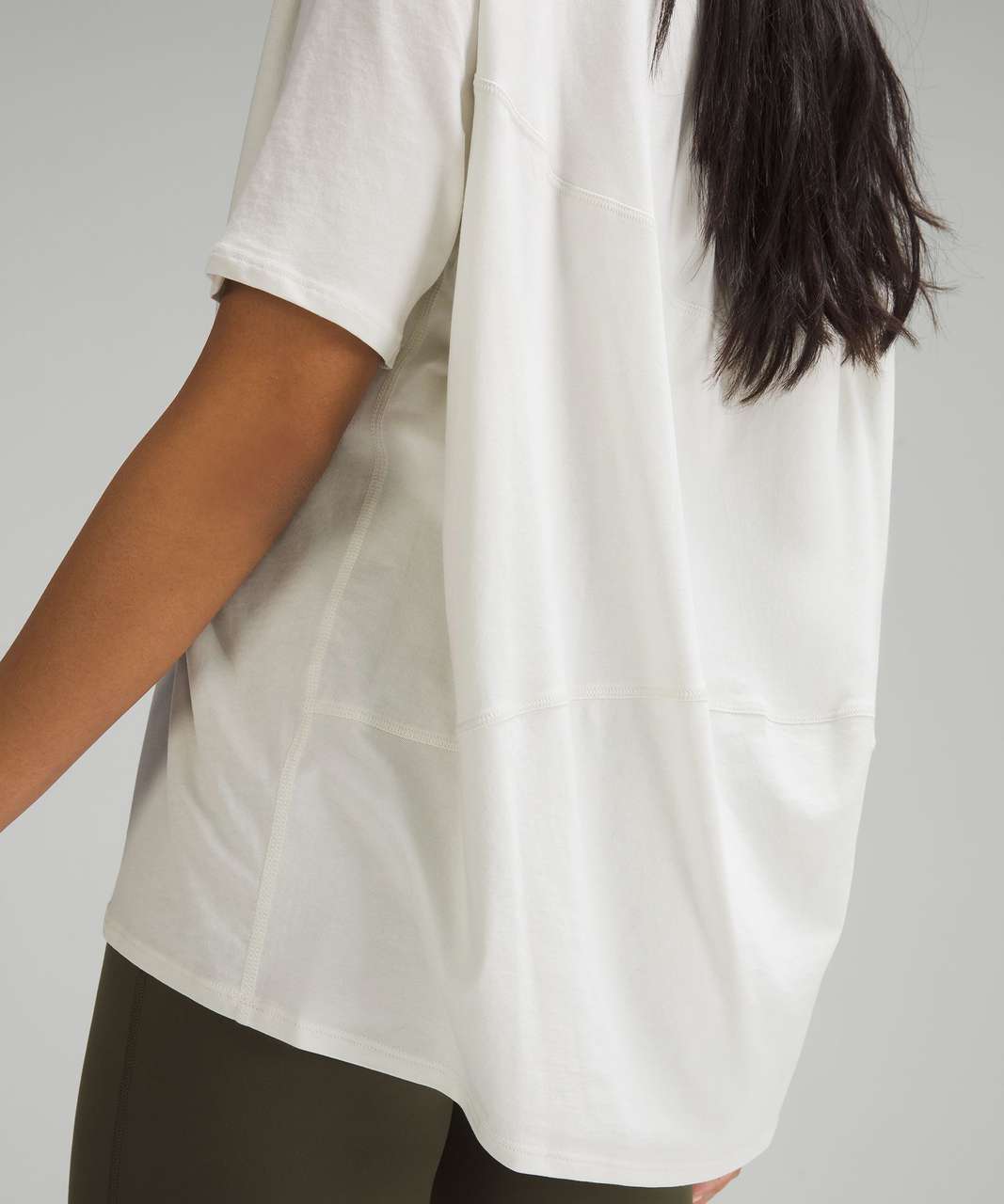 Lululemon Back in Action Short-Sleeve Shirt - Bone