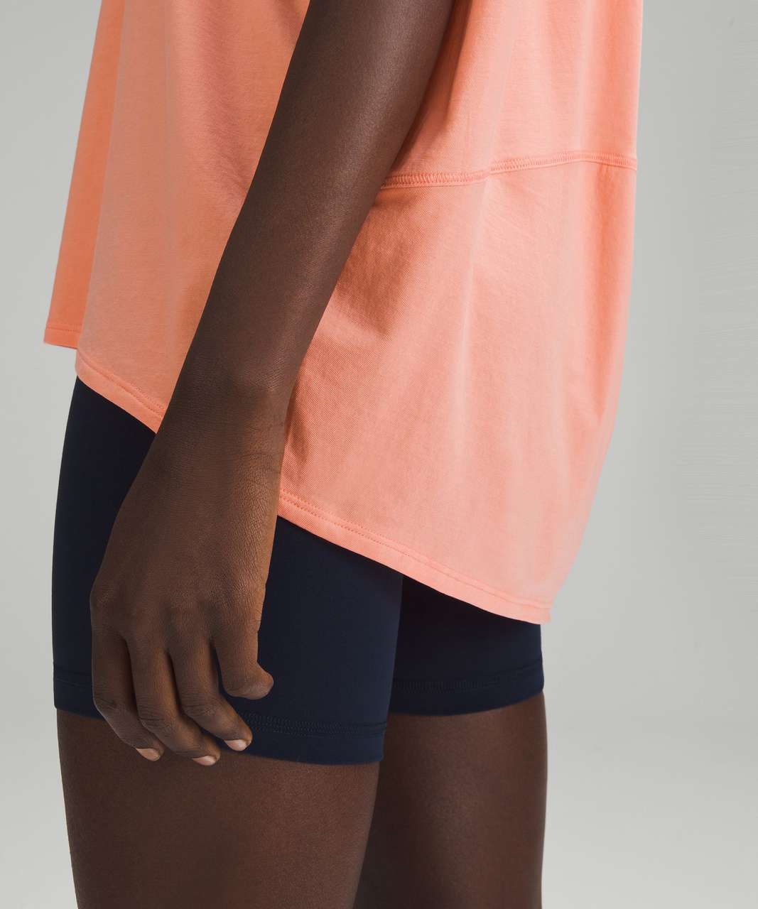 Lululemon Back in Action Short-Sleeve Shirt - Sunny Coral - lulu fanatics