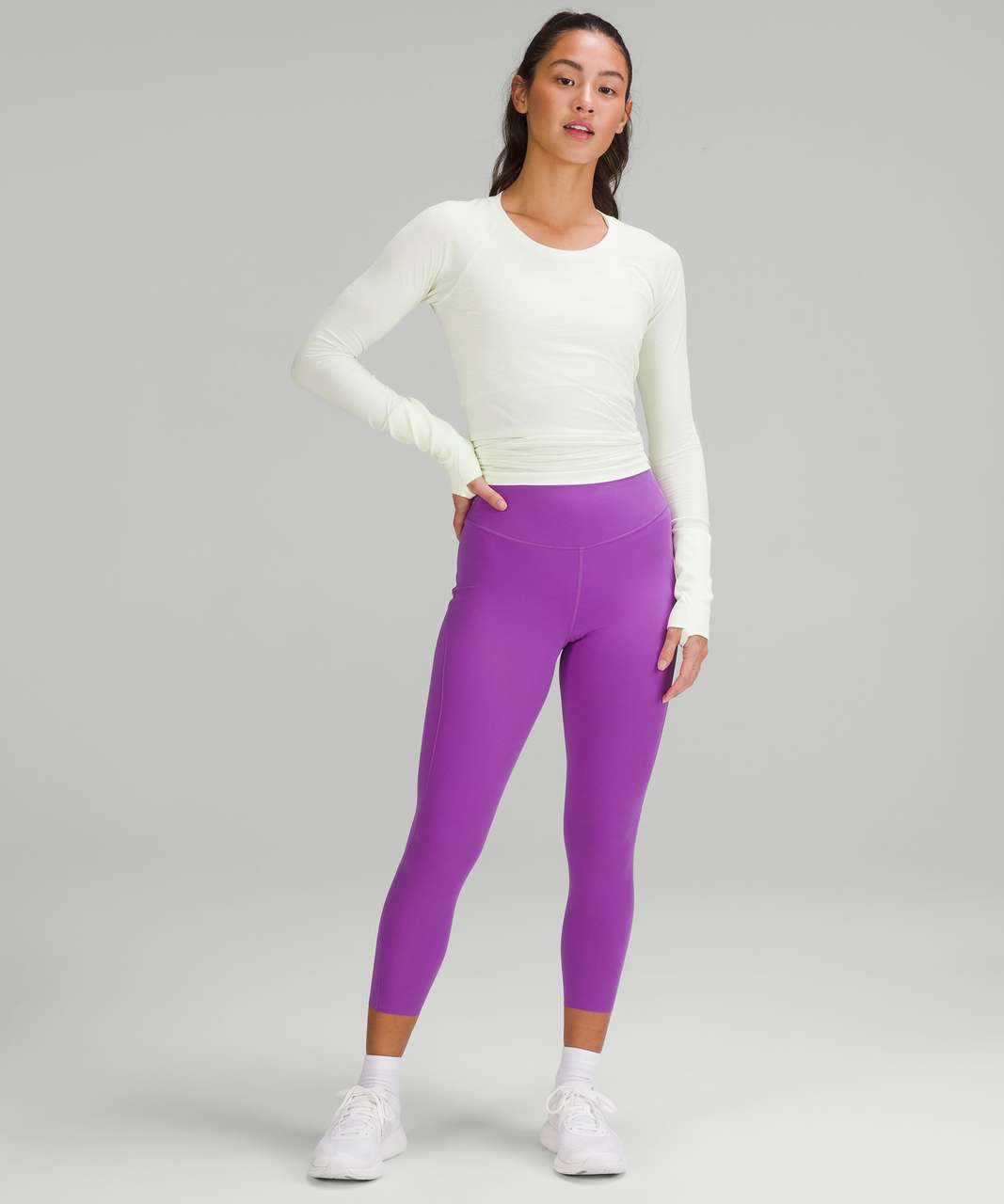 Lululemon Base Pace High-Rise Crop 23" - Moonlit Magenta