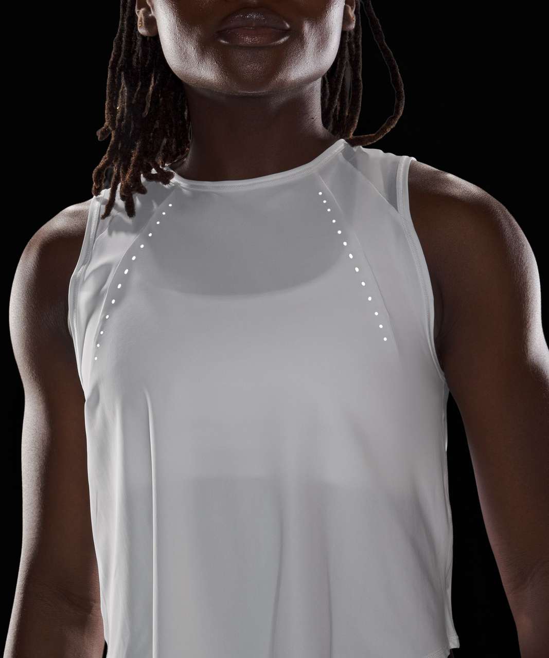 Lululemon Sculpt Cropped Tank Top - White