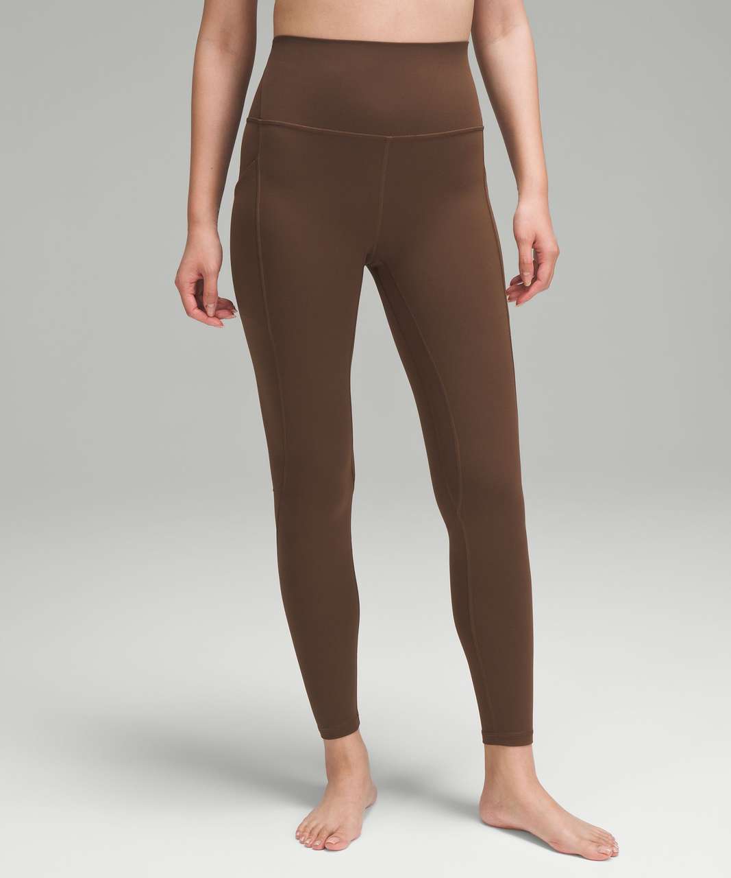 Lululemon Align Ribbed High-Rise Pant 25 - Roasted Brown - lulu fanatics