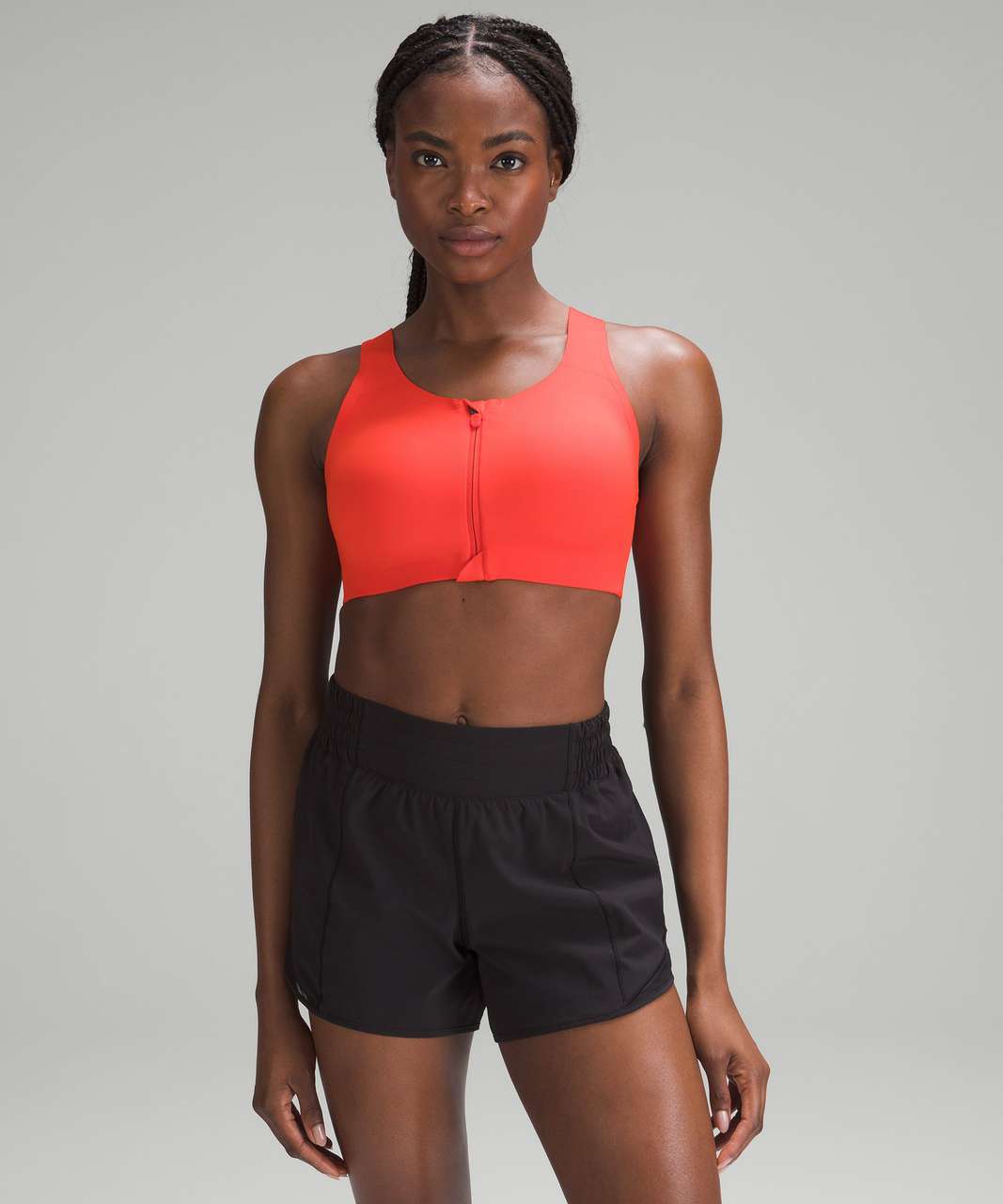 Lululemon Enlite Front-Zip Bra *High Support, A–DDD(E) Cups - Solar Orange