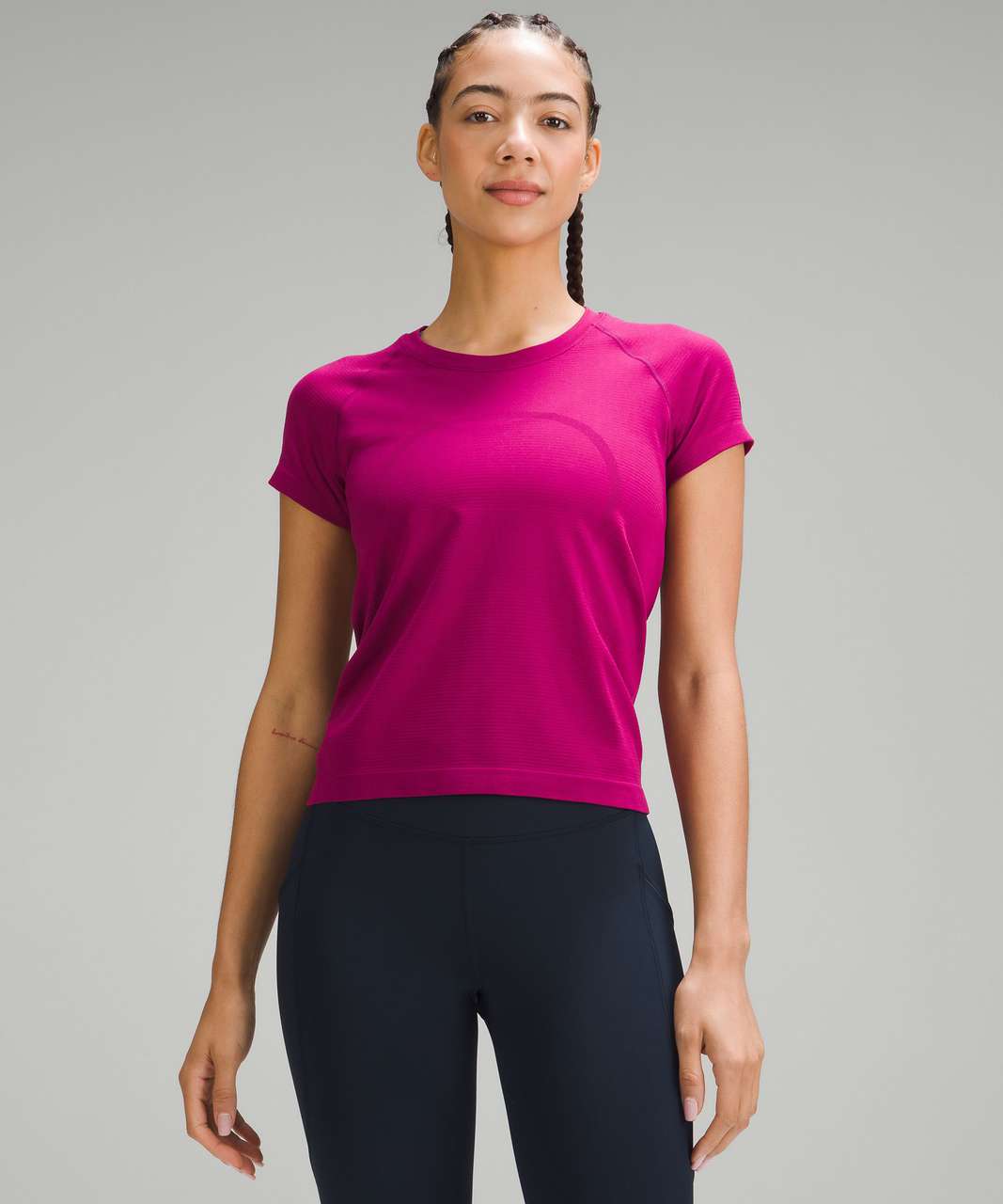 Lululemon Swiftly Tech Short-Sleeve Shirt 2.0 - Deep Luxe / Deep Luxe - lulu  fanatics