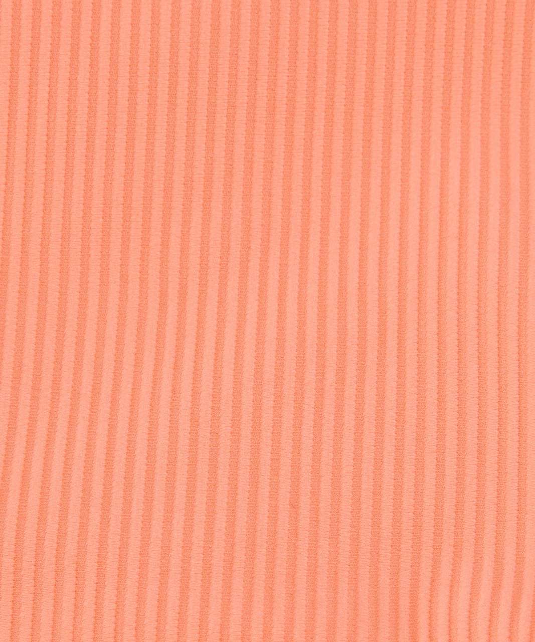 Lululemon Energy Longline Bra Ribbed Luxtreme *Medium Support, B–D Cups - Sunny Coral