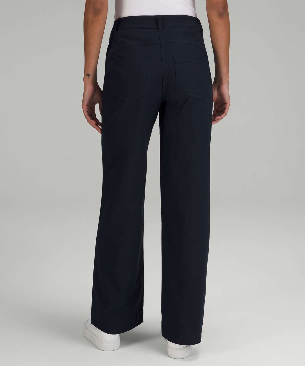 City Sleek 5 Pocket High-Rise Wide-Leg Pant *Full Length Light