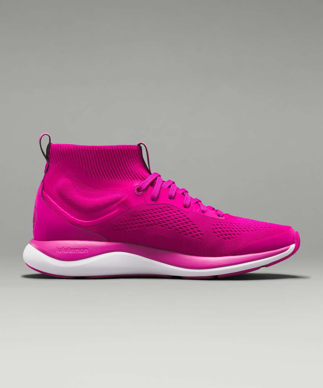 Lululemon Chargefeel Mid Womens Workout Shoe - Sonic Pink / White