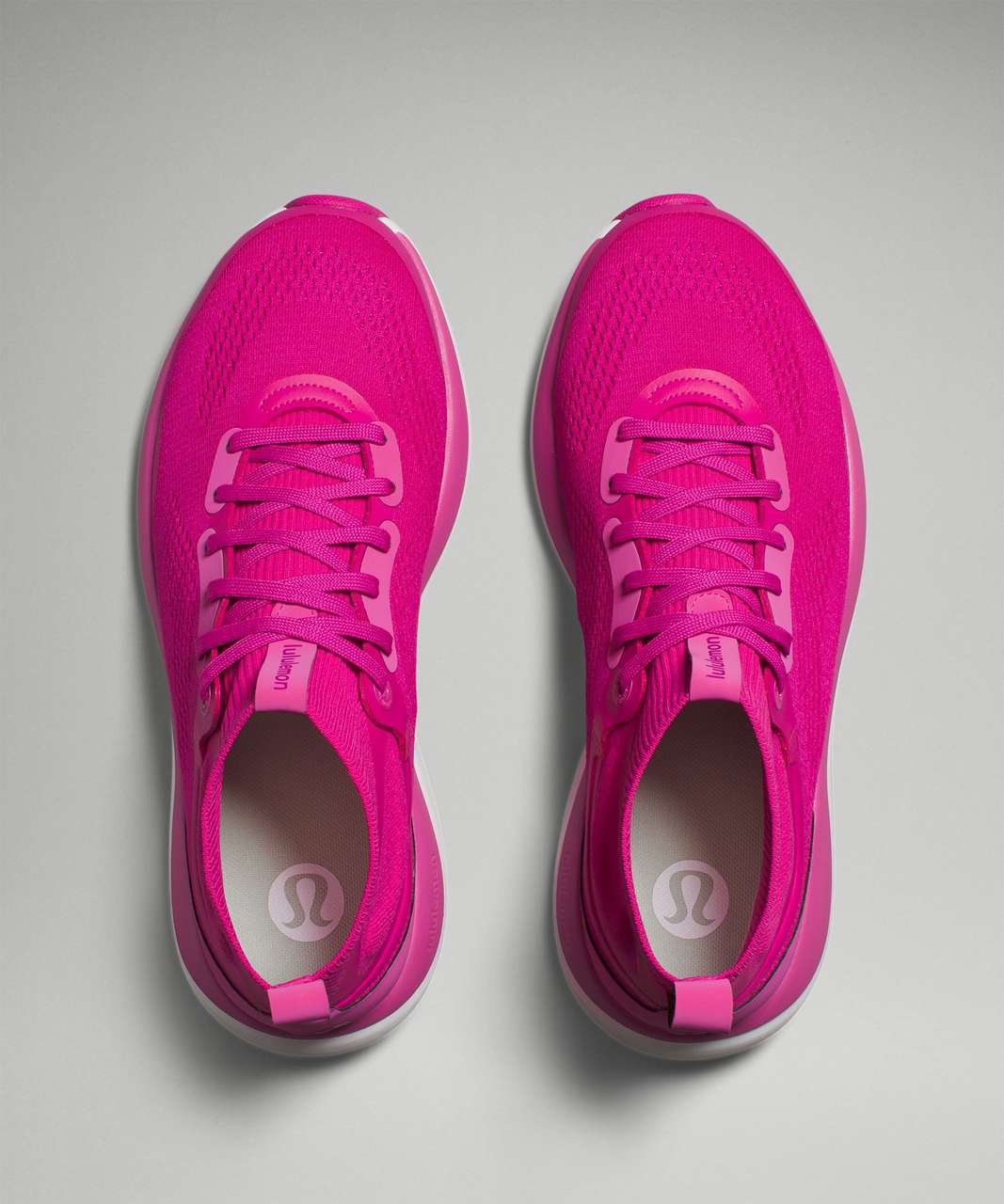 Lululemon Chargefeel Mid Womens Workout Shoe - Sonic Pink / White / Ripened  Raspberry - lulu fanatics