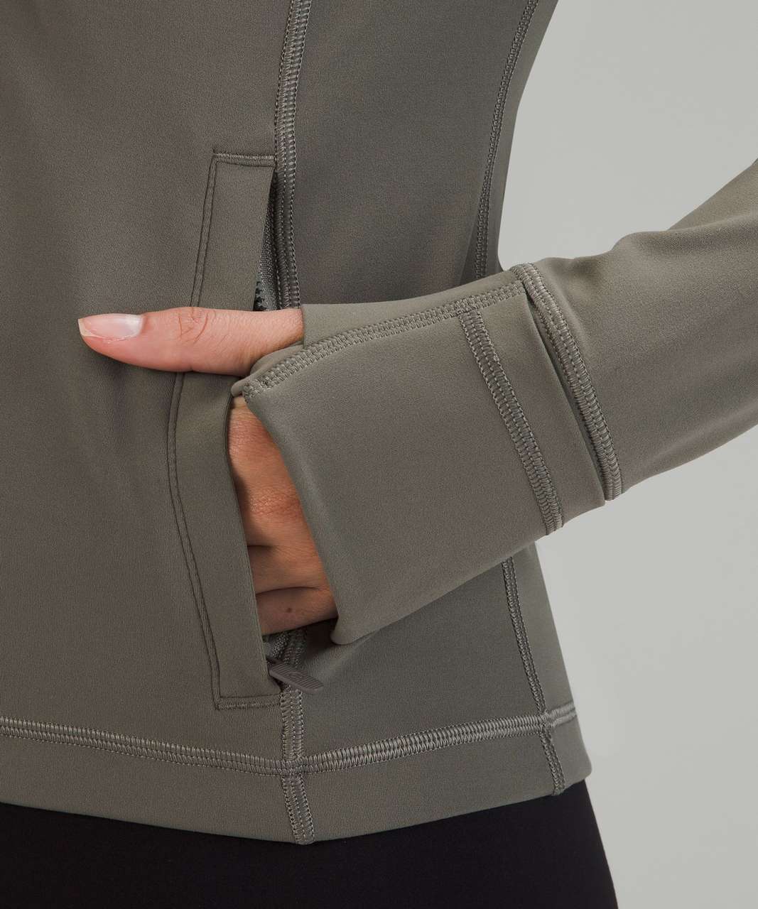 Lululemon Hooded Define Jacket *Nulu - Grey Sage - lulu fanatics