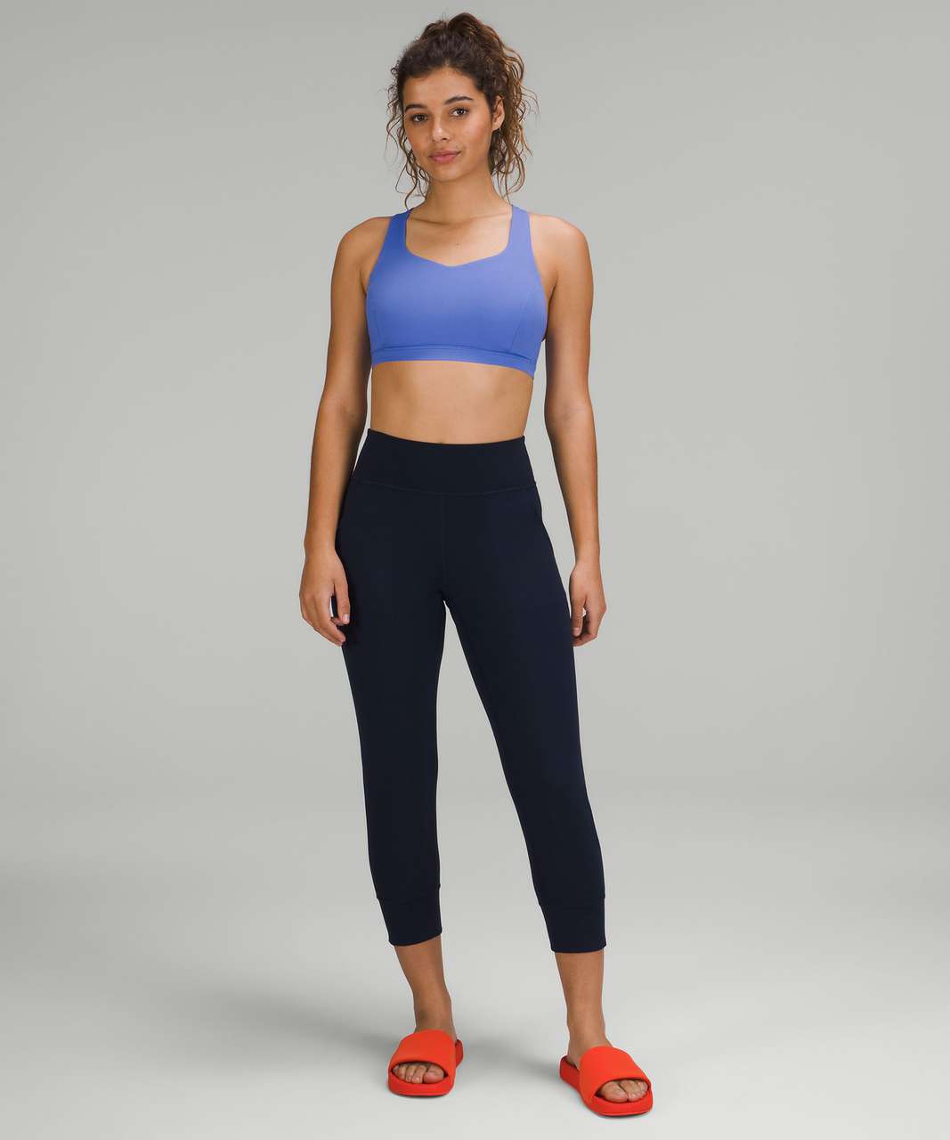 Lululemon Free To Be Serene Bra *Light Support, C/D Cup - Icing Blue - lulu  fanatics