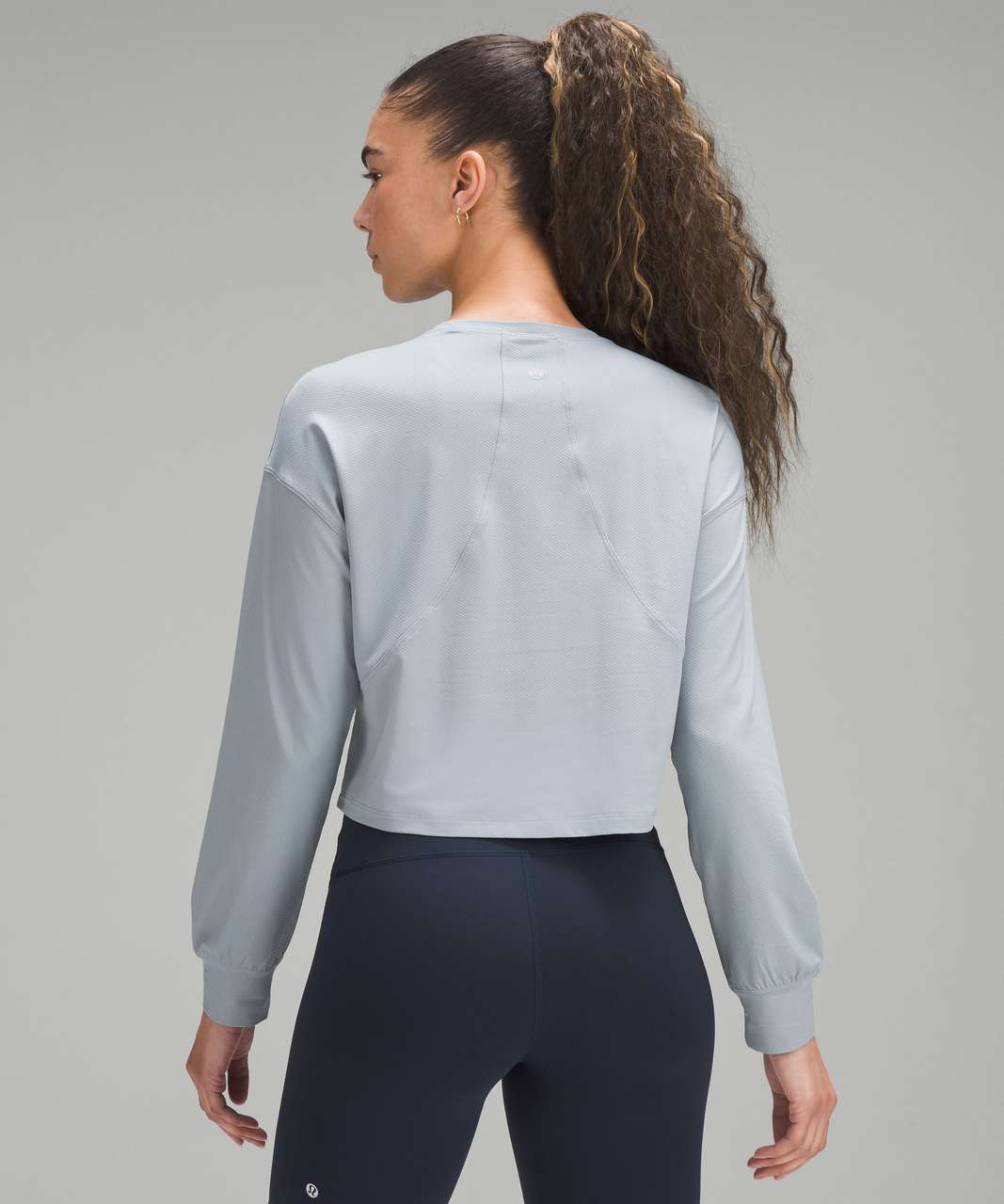 Lululemon Abrasion-Resistant Training Long-Sleeve Shirt - Chambray - lulu  fanatics