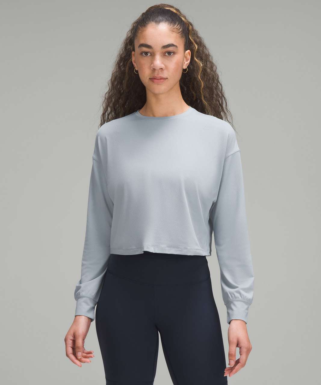 Training Long Sleeve Crop Top