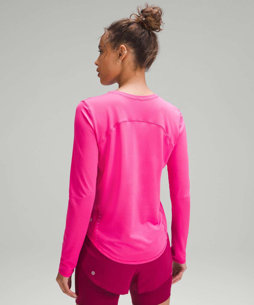 Lululemon La Tight-to-body Ruched Long Sleeve Shirt - Pink