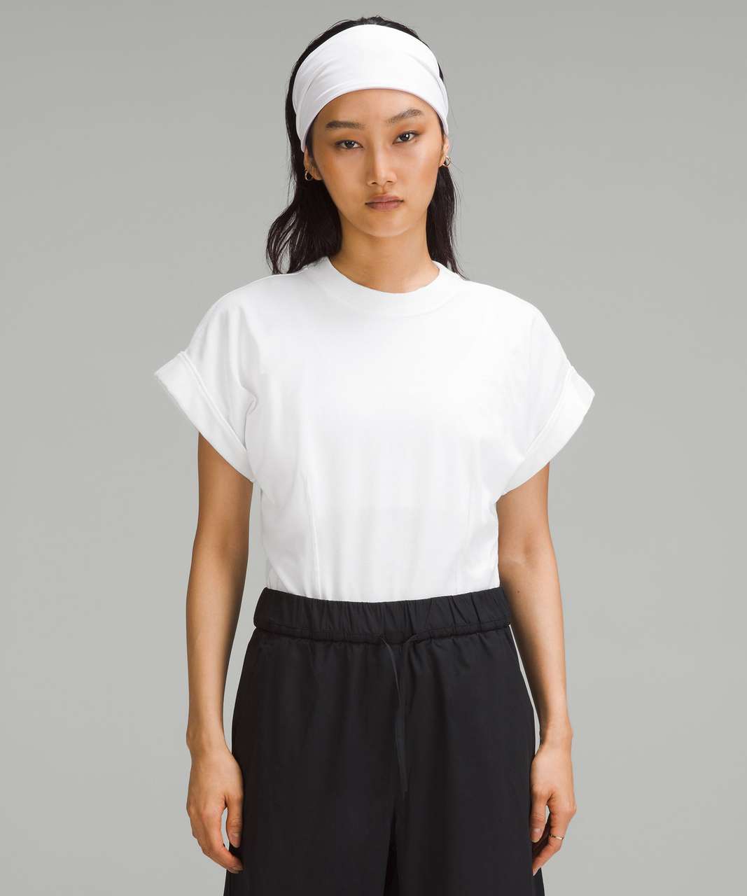 Lululemon Heavyweight Cotton T-Shirt Bodysuit - White