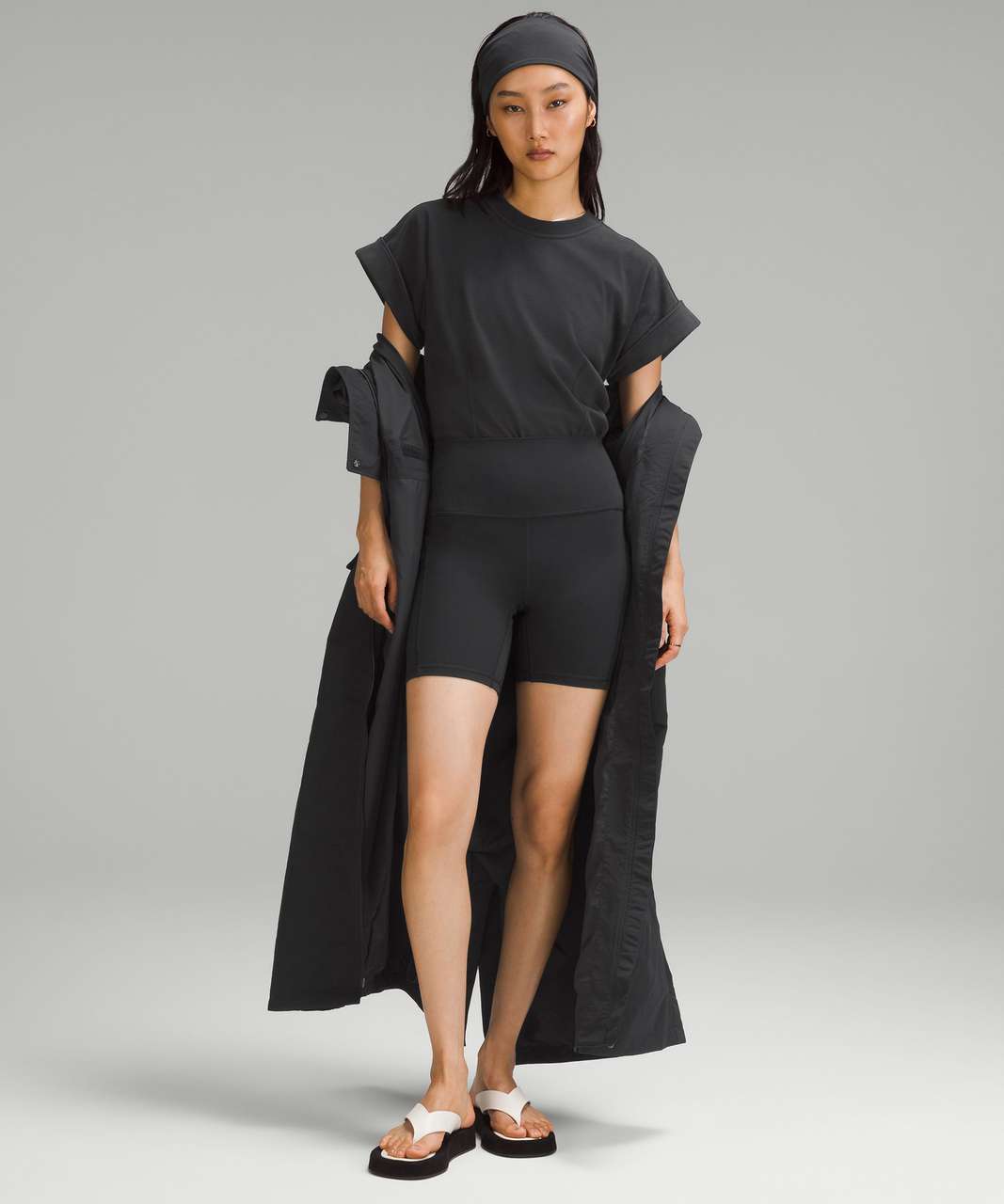 NWOT - Lululemon Reveal Bodysuit *Mindful Motion Black, SIZE: 4