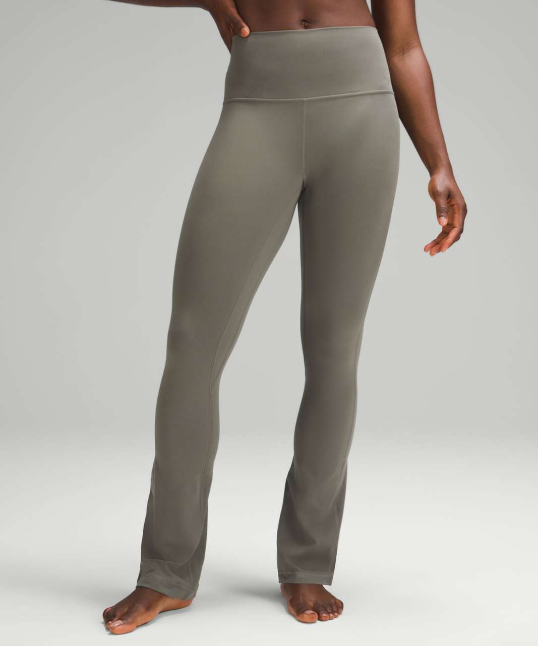 Lululemon Women's Size 8 Groove Pant Flare Nulu Grey Sage 33
