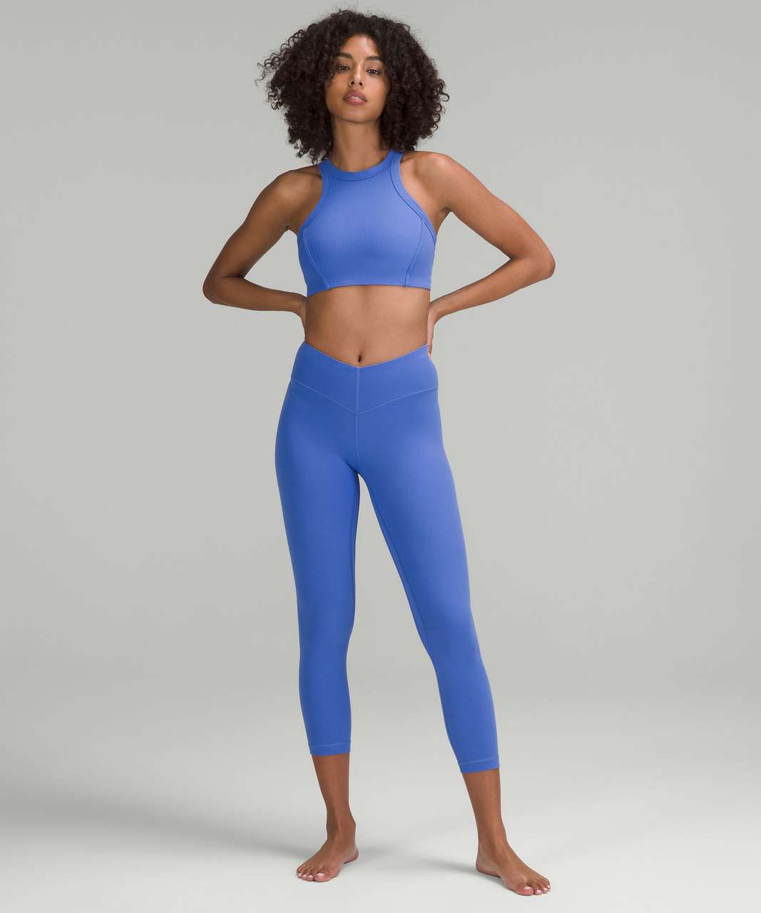 Lululemon Ribbed Nulu High-Neck Yoga Bra