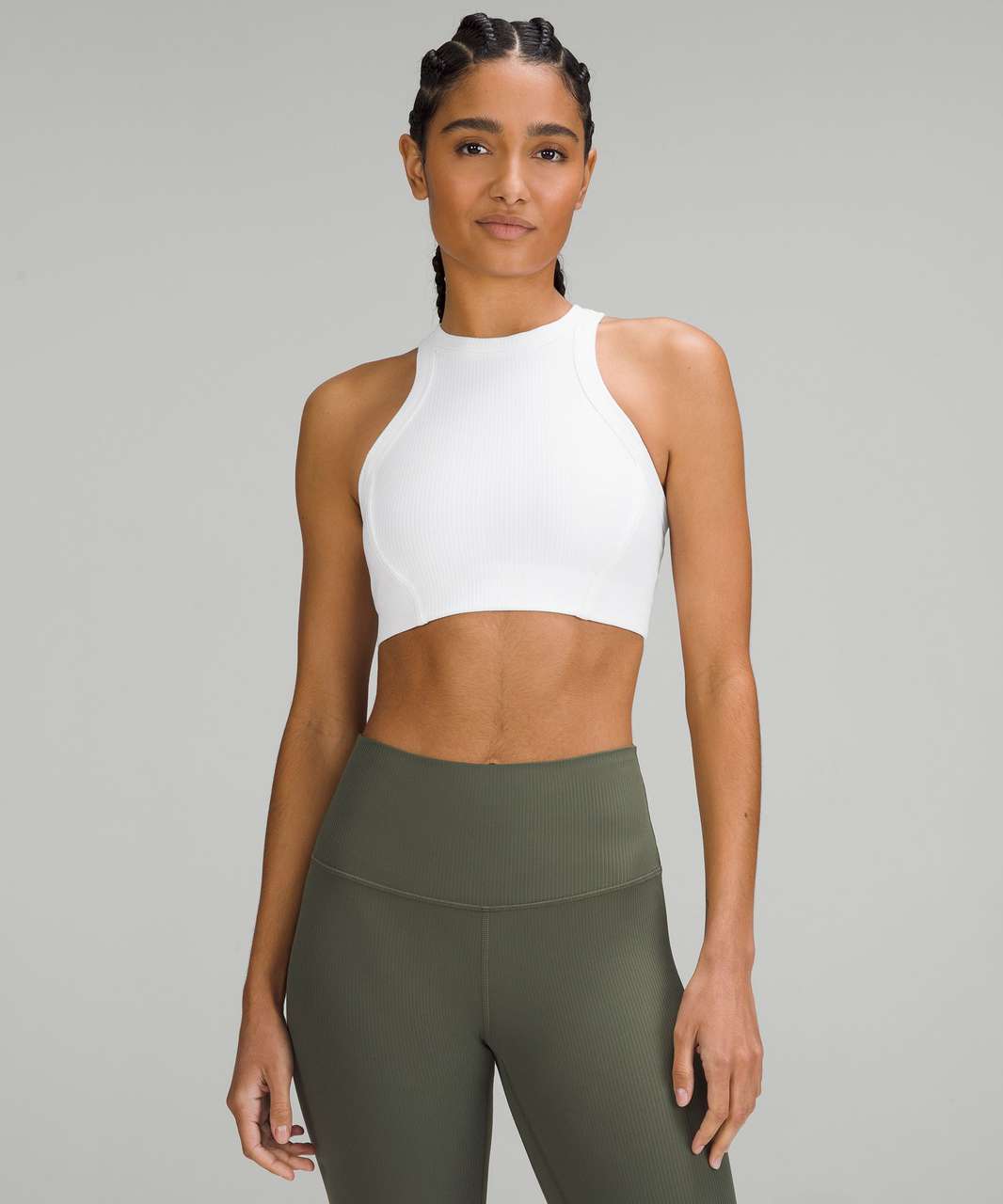 Ribbed Nulu High-Neck Yoga Bra curated on LTK