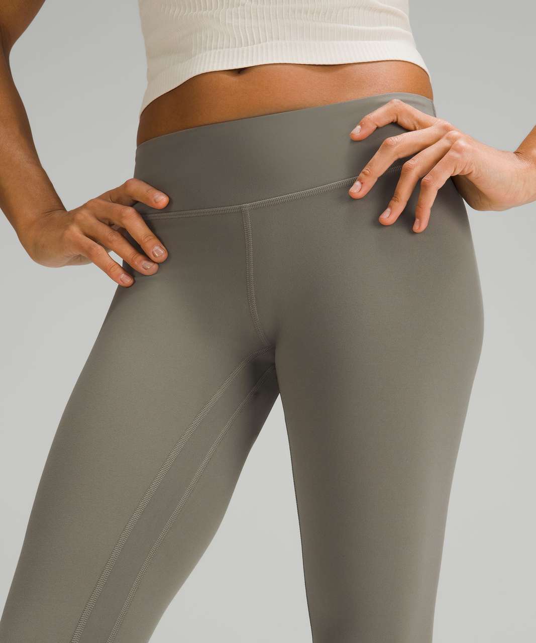 Lululemon Align High Rise Pant with Pockets 25 - Grey Sage - lulu fanatics