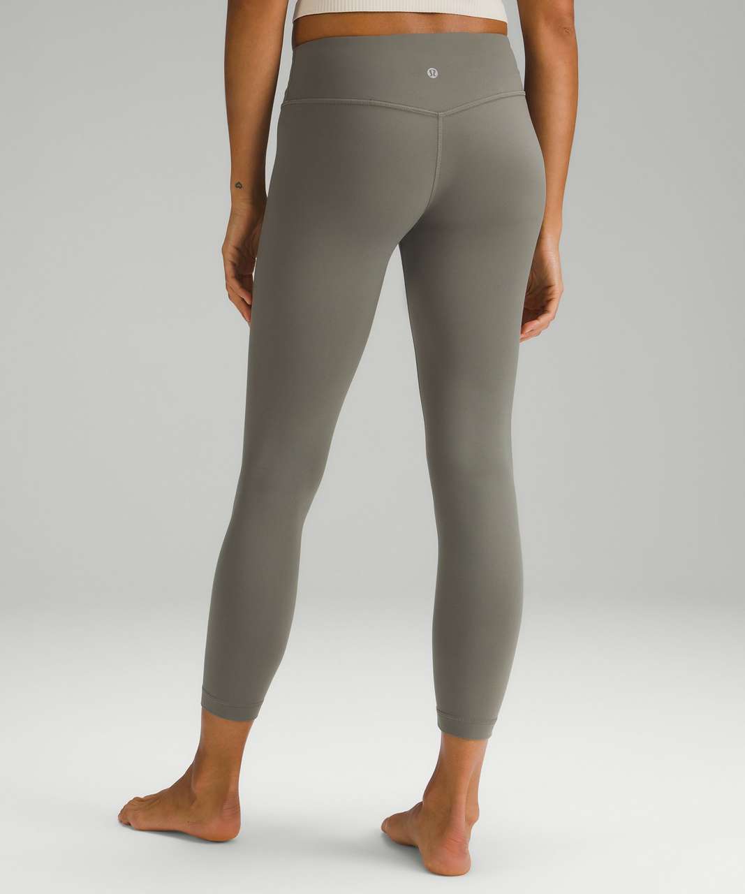 Lululemon Align Pant II 25 - Mini Space Dye Herringbone Heathered Black  White / Black - lulu fanatics