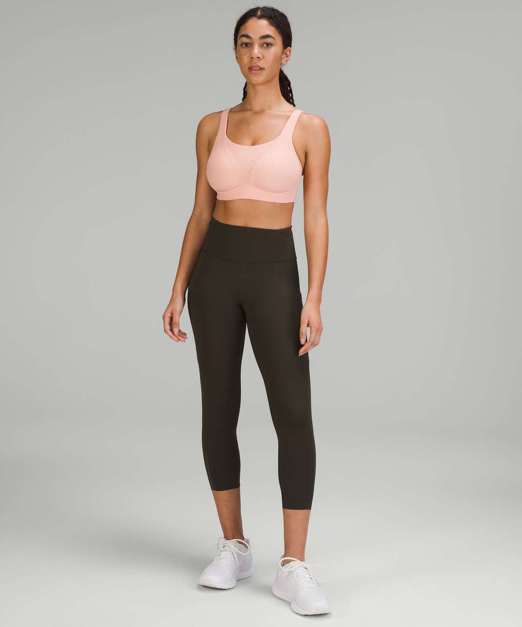 Lululemon Run Times Bra *High Support, B–G Cups - Melon Sorbet - lulu  fanatics