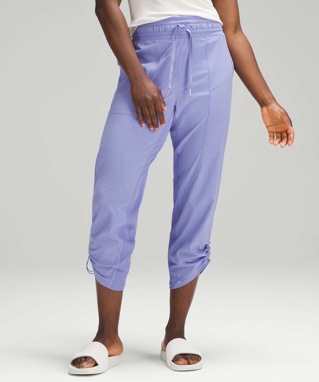 Lululemon Dance Studio Mid-Rise Cropped Pant - Dark Lavender - lulu fanatics