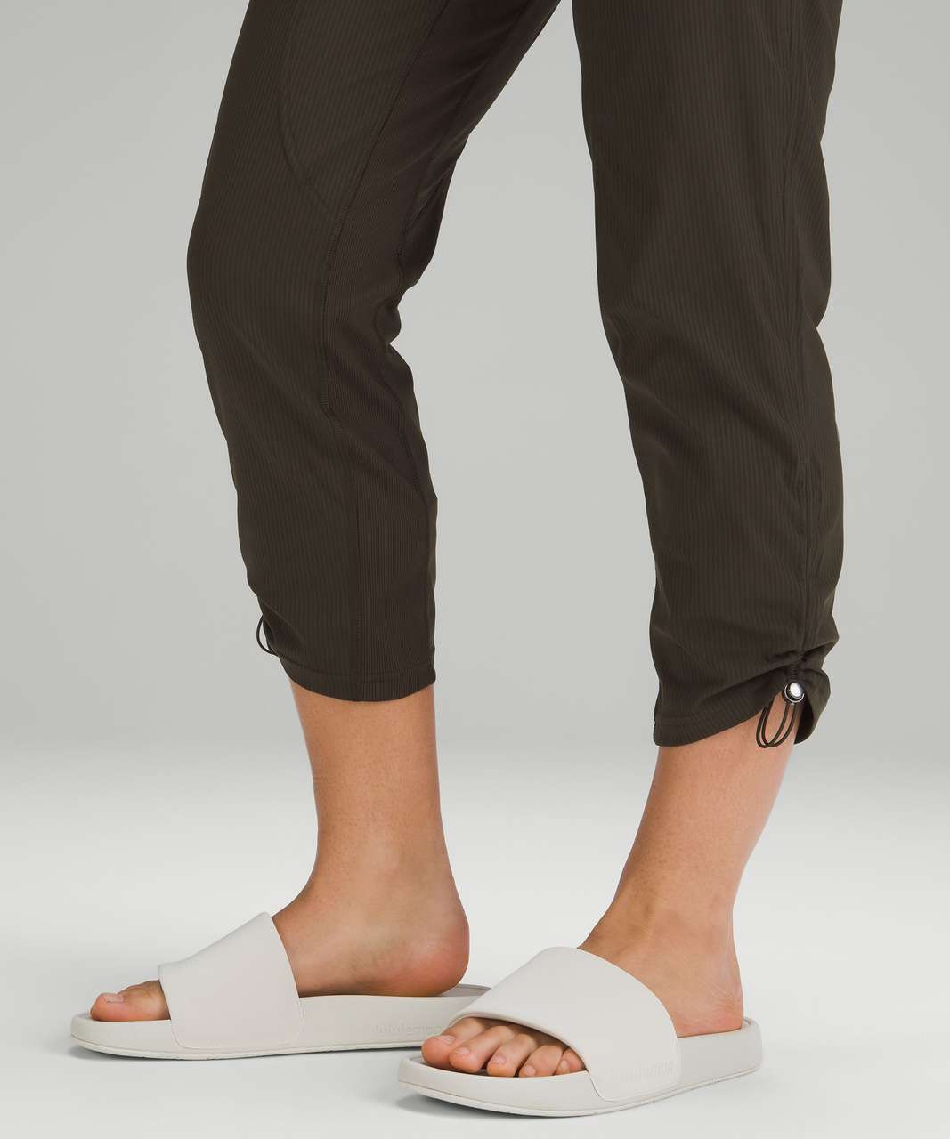 (6) Lululemon Dance Studio Mid-Rise Cropped Pant in Dark Olive