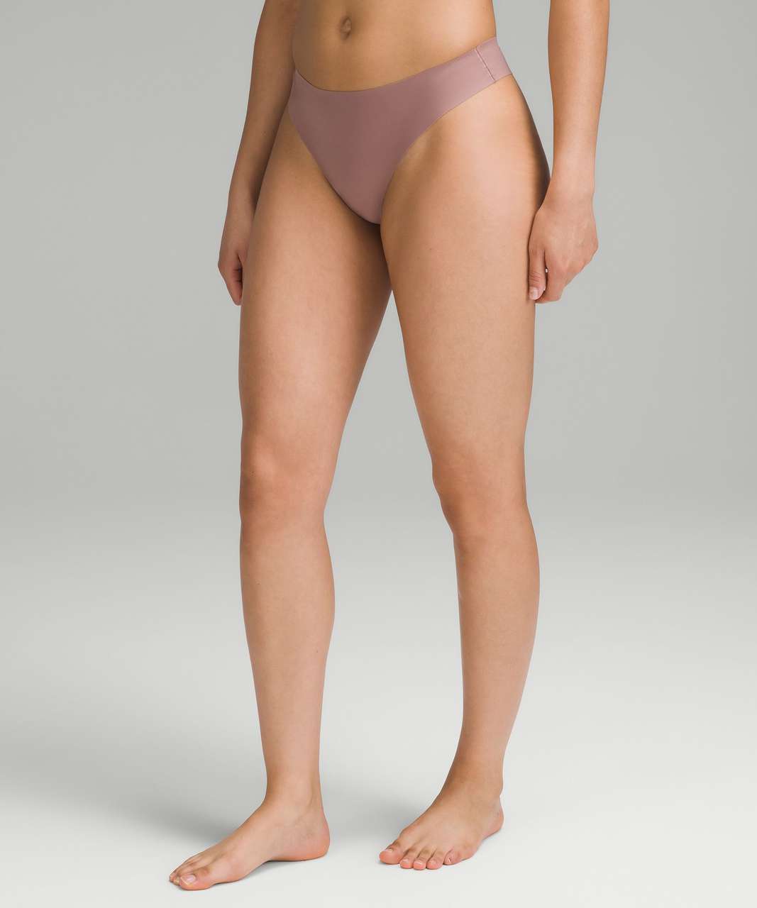 Lululemon InvisiWear Mid-Rise Thong Underwear *3 Pack - Sheer Violet /  Twilight Rose / Bone - lulu fanatics