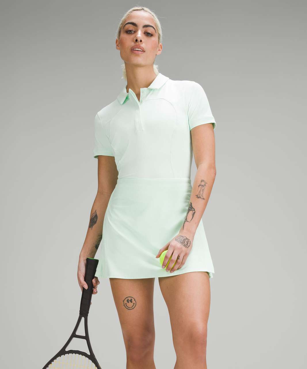 Lululemon Peek Pleat High-Rise Tennis Skirt - Mint Moment