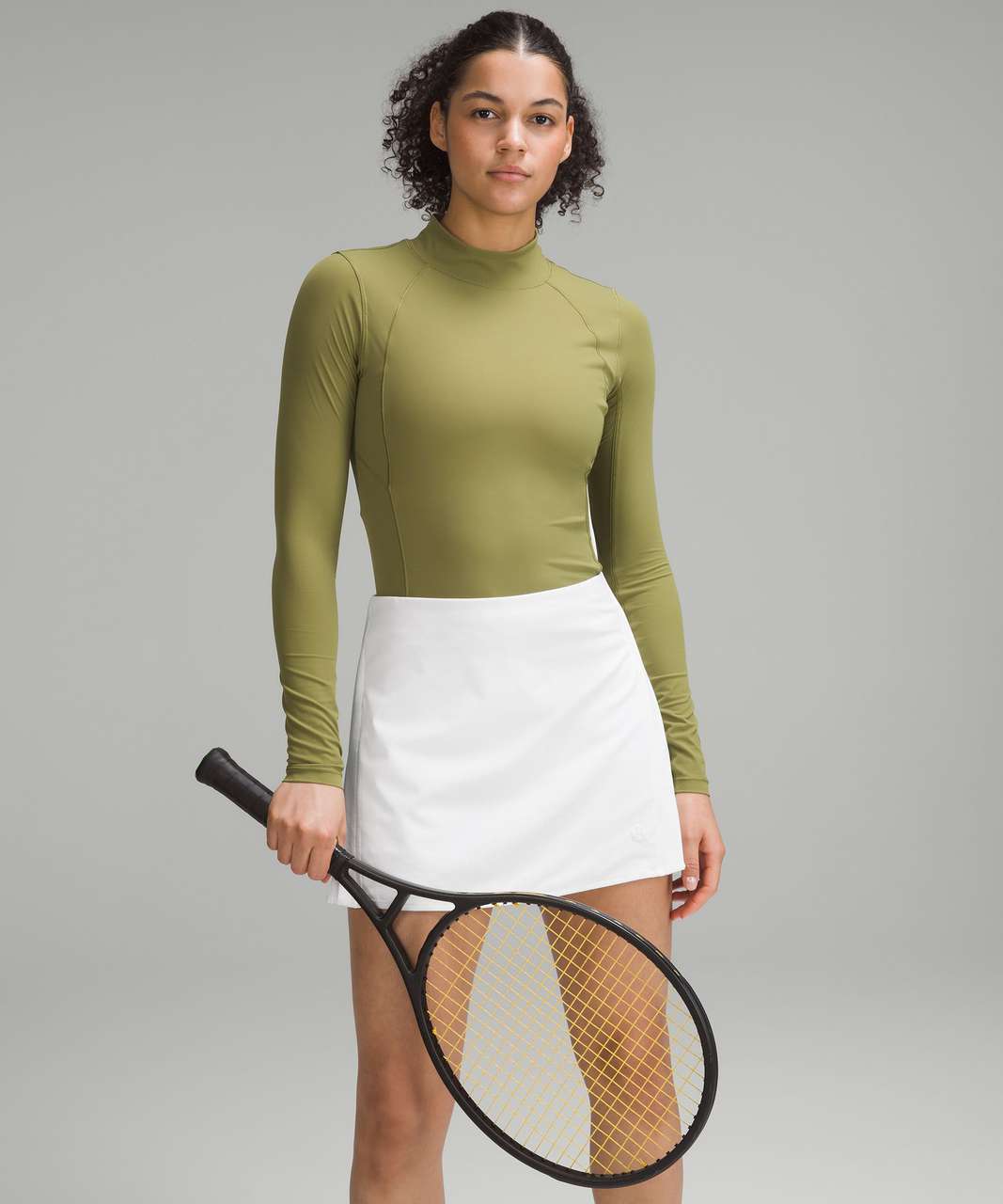 Lululemon Peek Pleat High-Rise Tennis Skirt - White - lulu fanatics