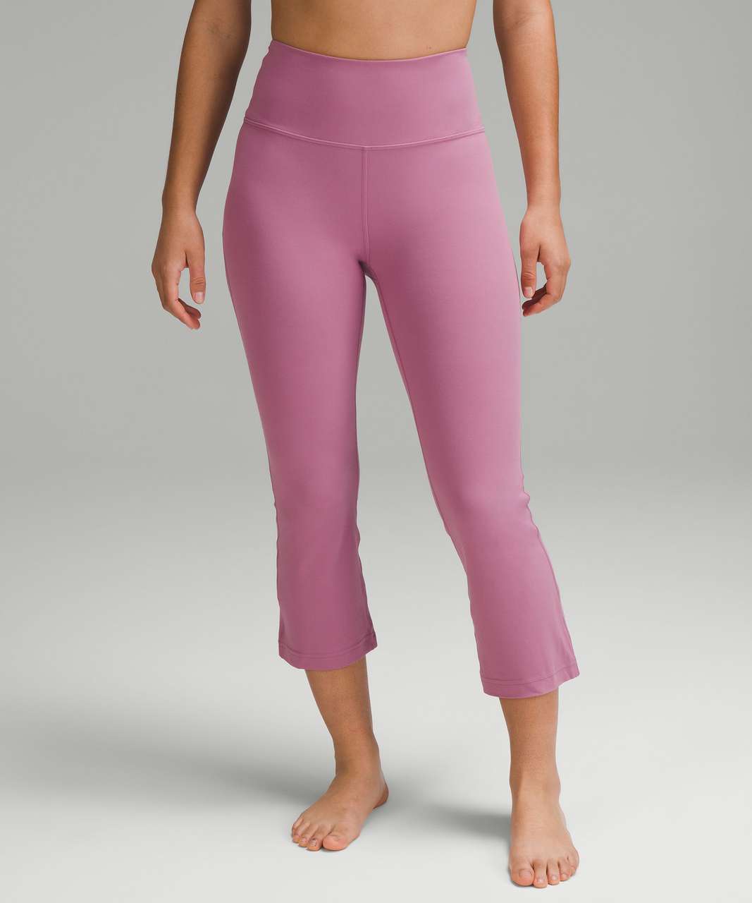 Lululemon Align Super High-Rise Crop *Velvet - Black - lulu fanatics