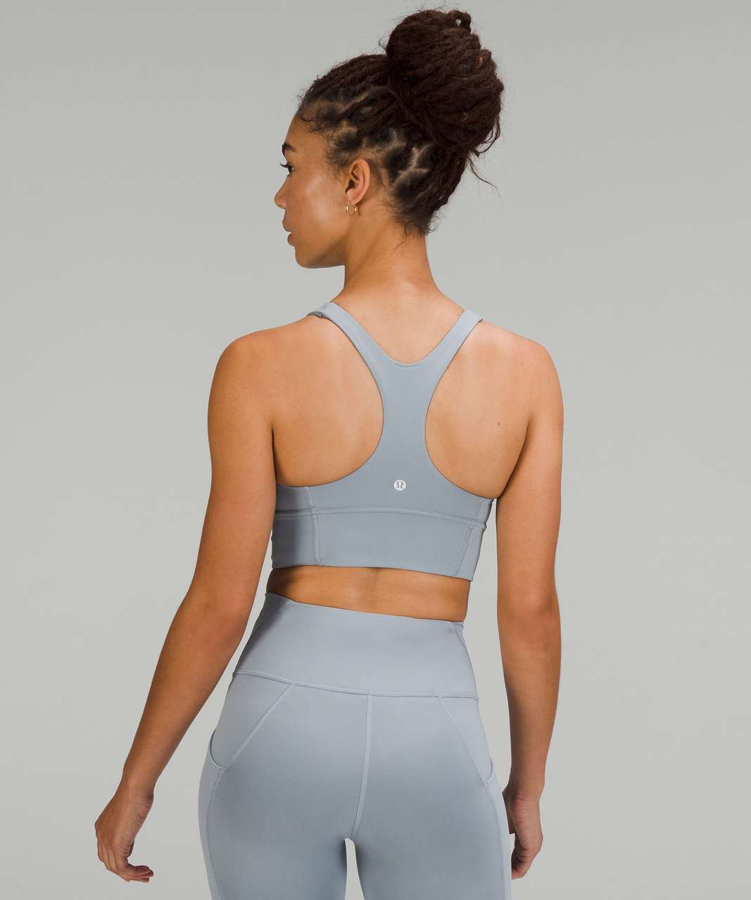 Lululemon Wunder Train Longline Bra *Medium Support, C/D Cup - Chambray -  lulu fanatics