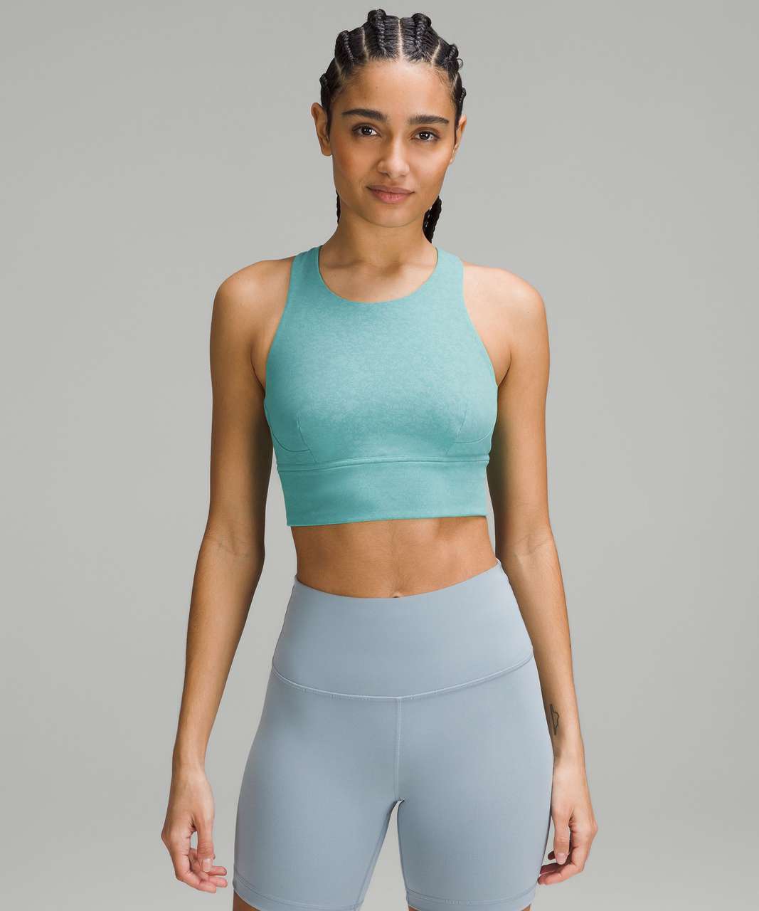 Lululemon Wunder Train Longline Bra *Medium Support, C/D Cup - Blaze Maldives Green