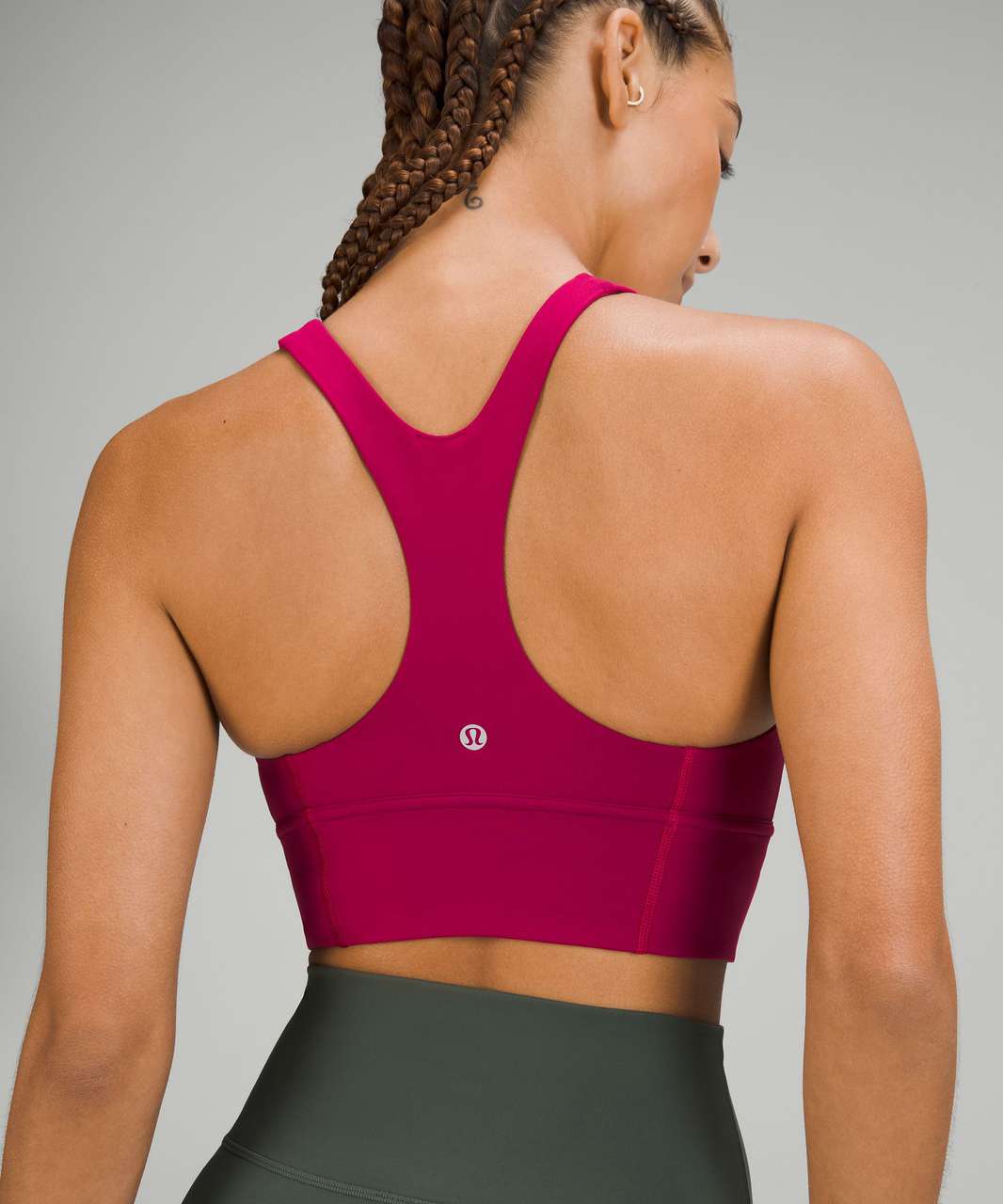 Lululemon Wunder Train Long-Line Bra *Medium Support, C/D Cups - Sonic Pink  - lulu fanatics