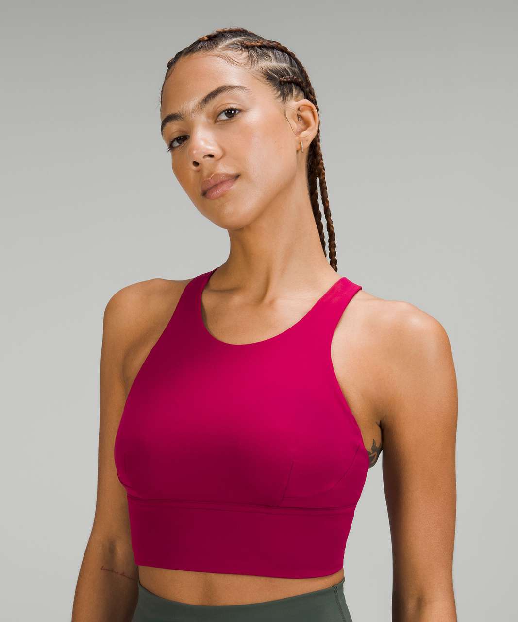 Lululemon Wunder Train Longline Bra *Medium Support, C/D Cup - Pomegranate