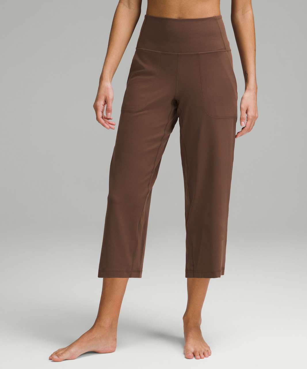 Lululemon Align High-Rise Wide-Leg Cropped Pant 23" - Java