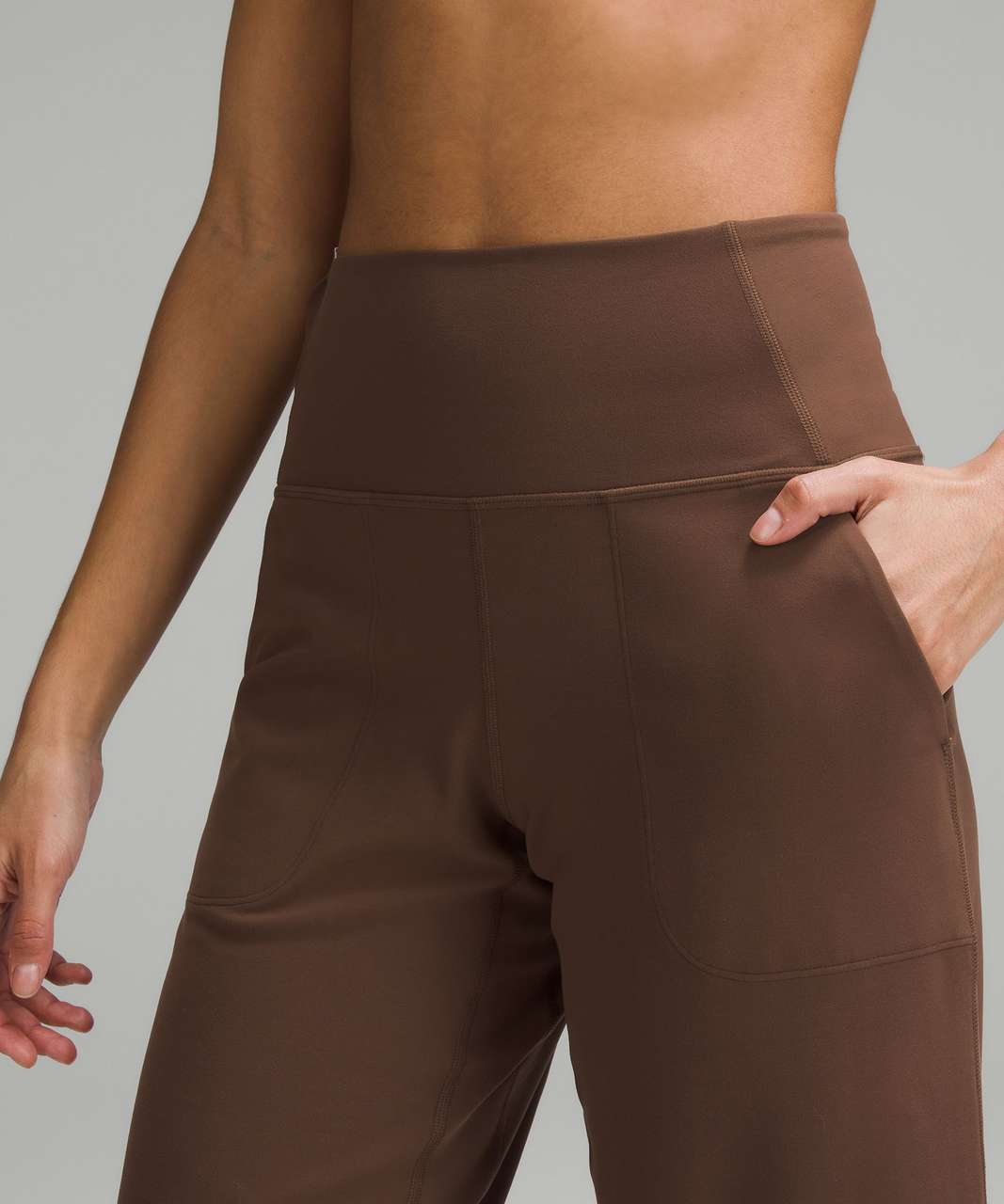 Lululemon Align Wide Leg High-Rise Crop 23 Cacao size 2